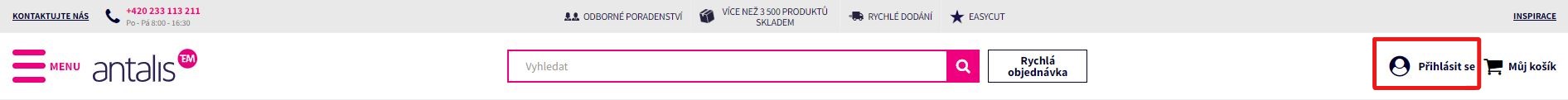 Jak se přihlásit do svého účtu