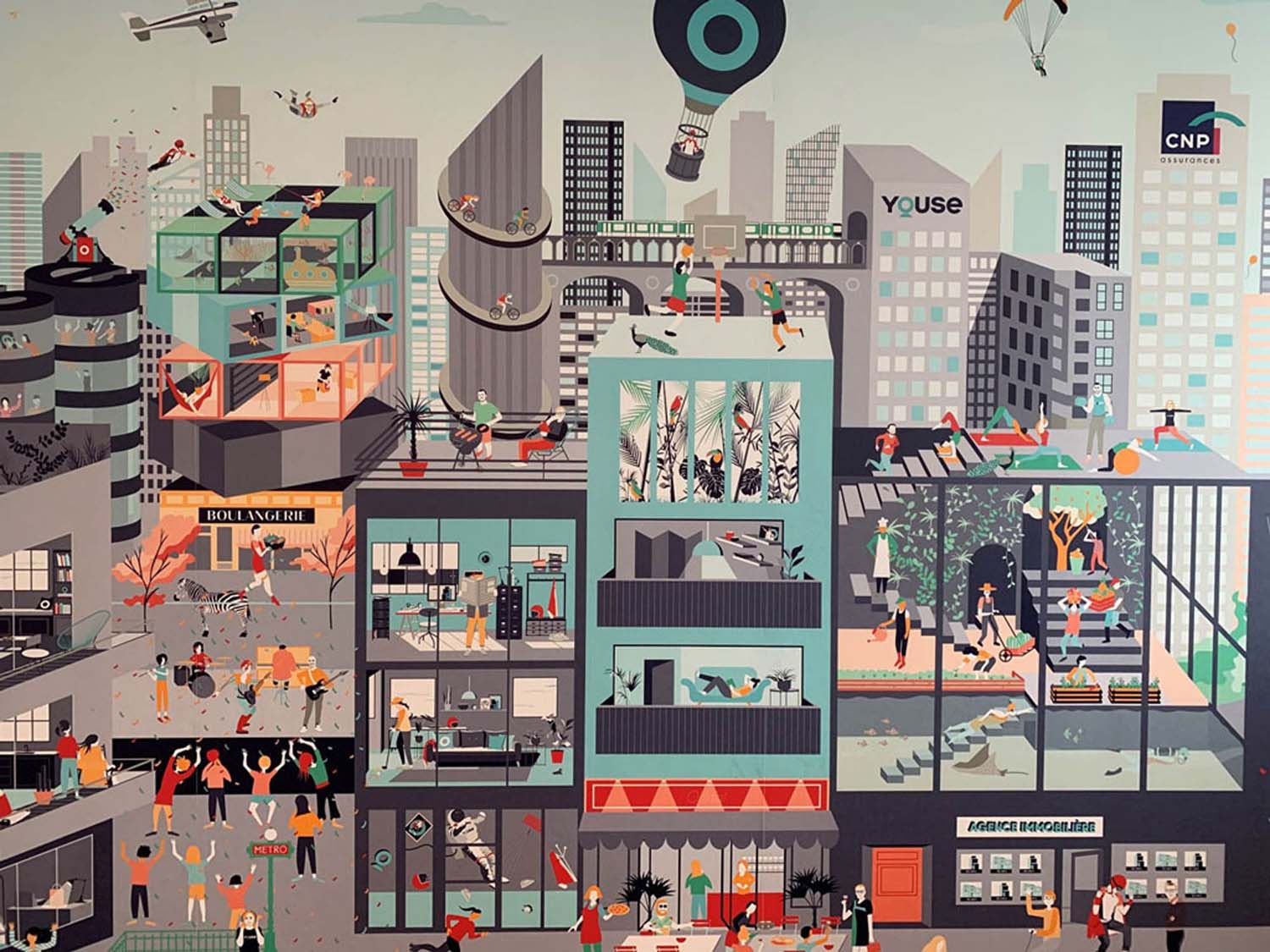 Youse city mural