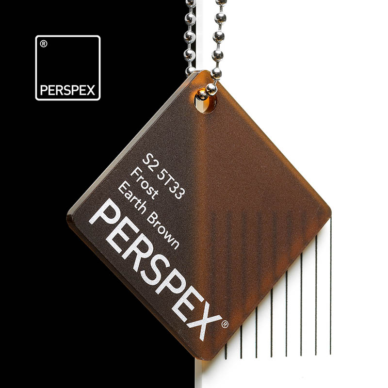Frost EARTH BROWN Perspex Antalis