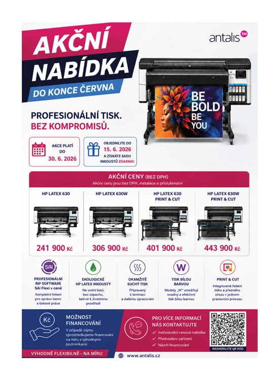 Leták ke stažení - akční nabídka HP Latex