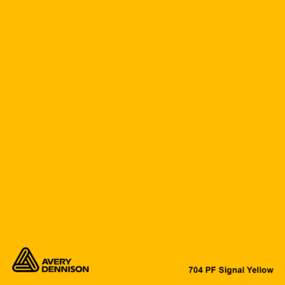 Avery Dennison 704 PF Signal Yellow 1230mm x 50m