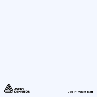 Avery Dennison 730 PF White Matt 1230mm x 50m