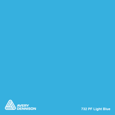 Avery Dennison 732 PF Light Blue LF 1230mm x 50m