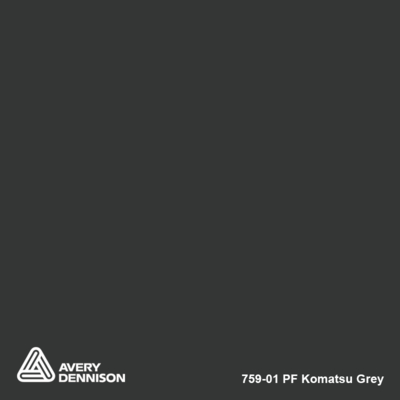 Avery Dennison 759-05 PF Komatsu Grey 1230mm x 50m