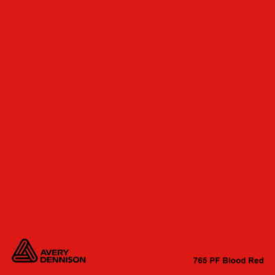 Avery Dennison 765 PF Blood Red 1230mm x 50m