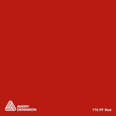 Avery Dennison 770 PF Red 1230mm x 50m