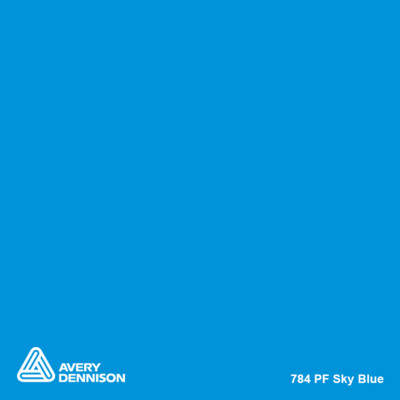 Avery Dennison 784 PF Sky Blue 1230mm x 50m