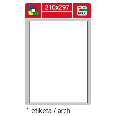 Image Label 210 x 297 mm