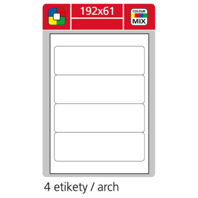 Image Label 192 x 61 mm