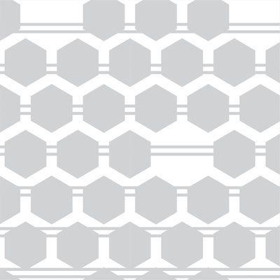 Coala Window Decor Pattern Honeycomb