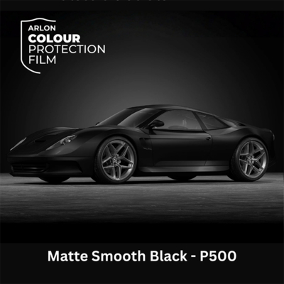 Arlon P500 Matt Smooth Black, 1524mm x 18m