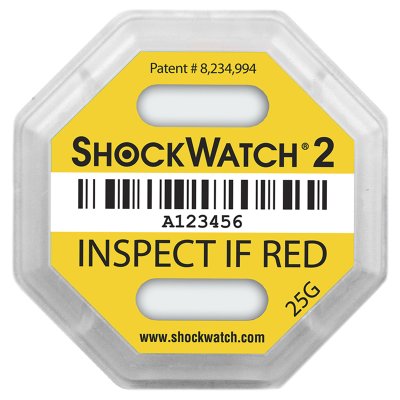Indikátor nárazu ShockWatch 2 žlutý