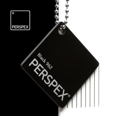 Perspex Barevný, černá 962, 3mm, 2030x3050mm