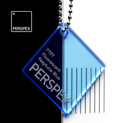 Perspex Fluorescent Neptune Blue 7T97