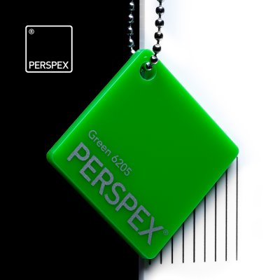 Perspex Barevný, zelená 6205, 3mm, 2030x3050mm