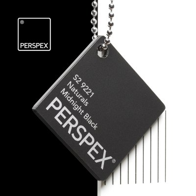 Perspex, Frost, Midnight Black S2 9221, 3mm, 2030x3050mm