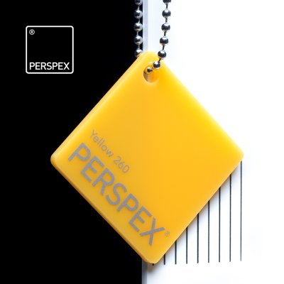 Perspex Barevný, žlutá 260, 3mm, 2030x3050mm