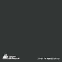 Avery Dennison 759-05 PF Komatsu Grey 1230mm x 50m