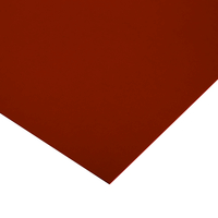 Plike red suede sheet