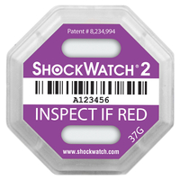 Indikátor nárazu ShockWatch 2 fialový