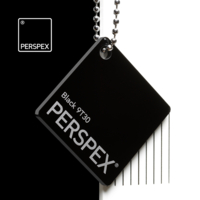Perspex Barevný, černá 9T30, 3mm, 2030x3050mm