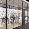 Coala Window Decor Pattern Forest