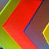Perspex fluorescentní litý