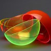 Perspex fluorescentní litý