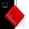 Perspex Barevný, červená 433, 3mm, 2030x3050mm