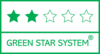 2 hvězdičky v systému "Green Star System" označují produkt, který je FSC® / PEFC™ certifikovaný nebo obsahuje min. 50% recyklovaných vláken, ale není vyroben v závodě certifikovaném podle ISO 14001 a / nebo oceněném značkou EU Ecolabel. Pro více informací klikněte na logo.