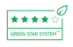 Výrobek ohodnocený 4 hvězdičkami "Green Star System Packaging" znamená, že je vyroben z 50-99% z recyklovaného (PIR+PCR) nebo obnovitelného materiálu, je technicky recyklovatelný a vyhovuje nařízení REACH.