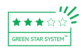 Produkt se 3 hvězdičkami „Green Star System  Visual Com“ znamená, že je buď vyroben ze suroviny fosilního původu, která má vysokou recyklovatelnost, nebo z materiálu obnovitelného / biologického původu, který má nízkou recyklovatelnost, nebo z materiálu vyrobeného z recyklovaného původu, který není recyklovatelný
