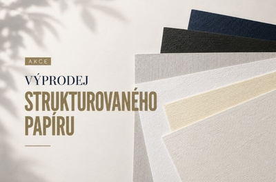 Výprodej strukturovaného papíru